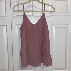 a new day Sleeveless Pleated Top